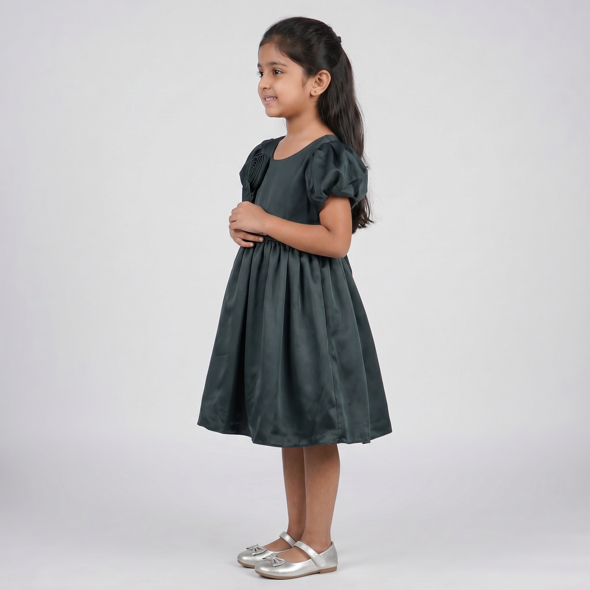 Girls Satin Frock