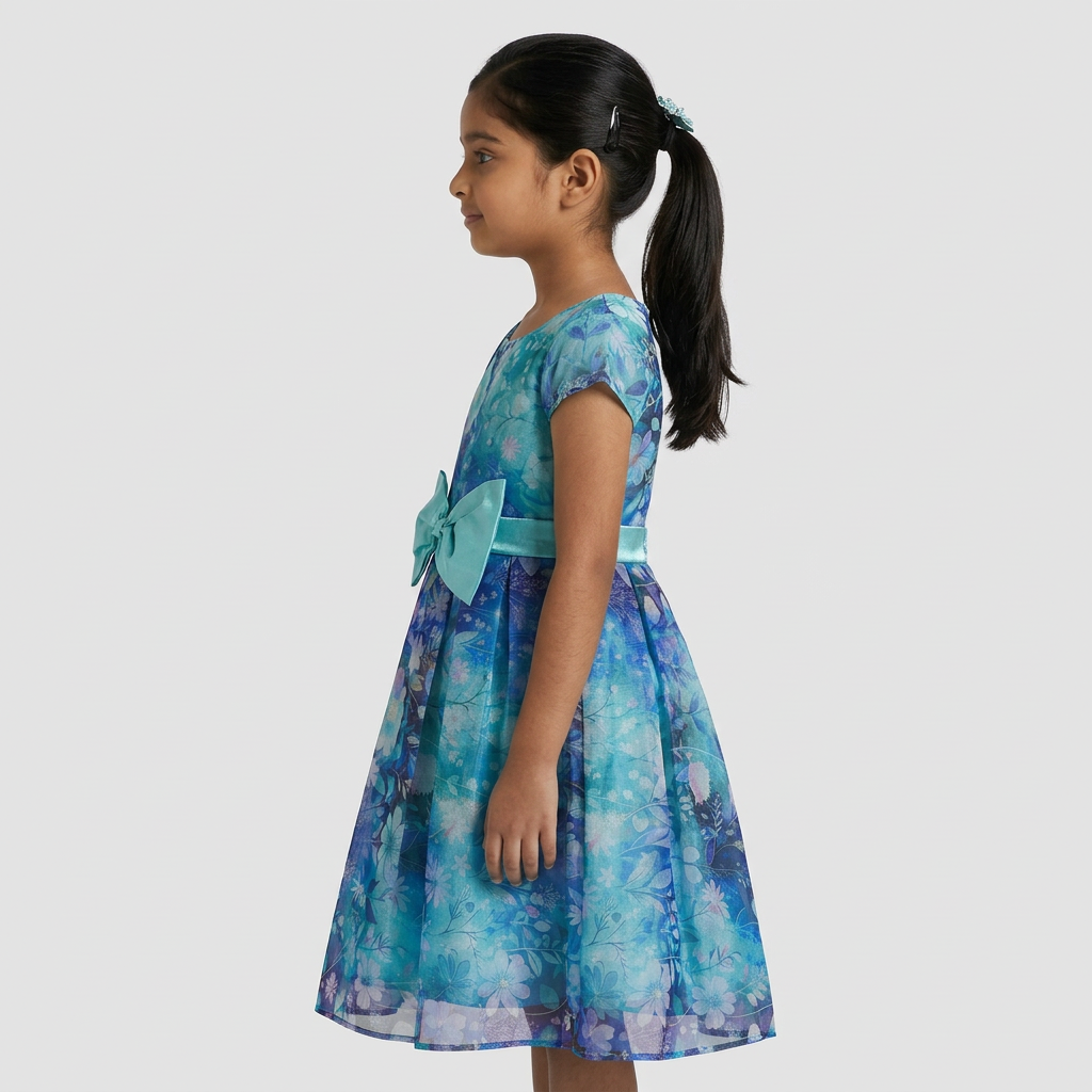 Girls Printed Dress