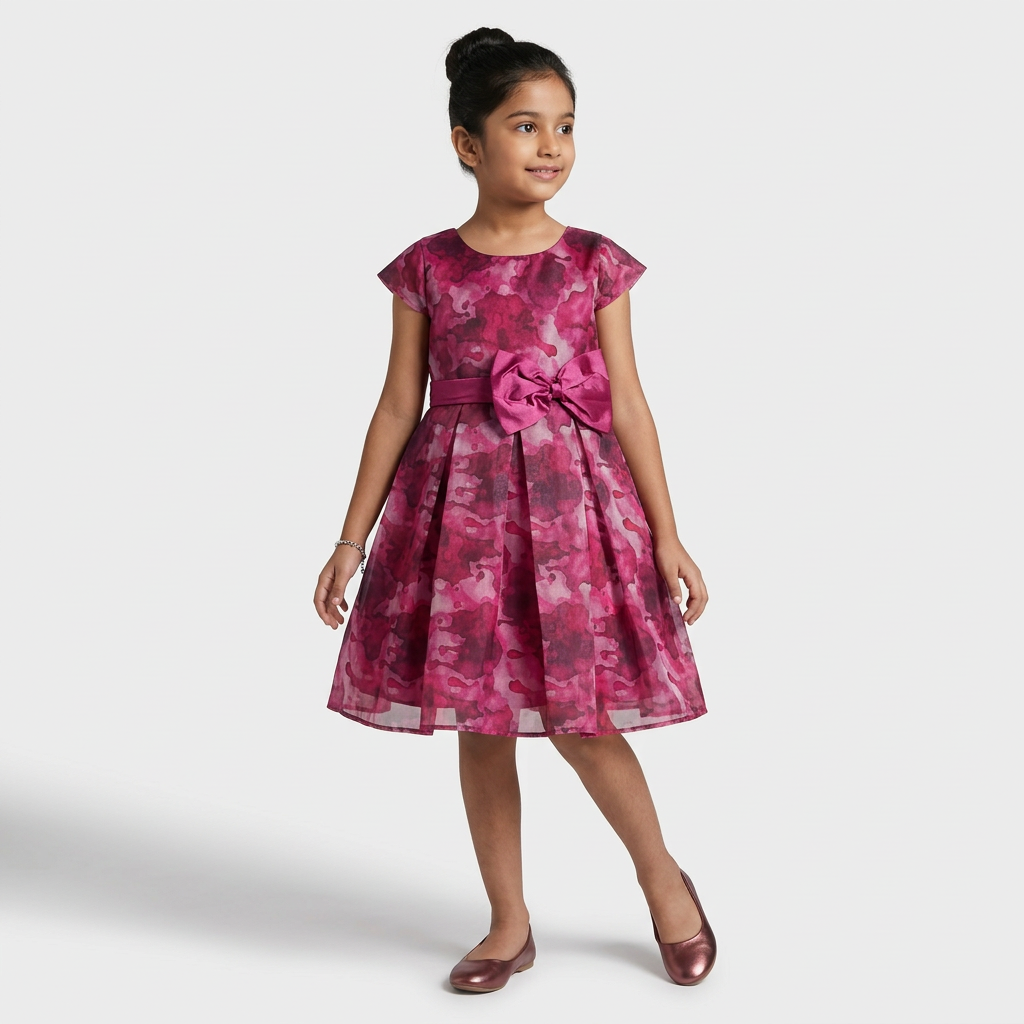 Girls Printed Dress