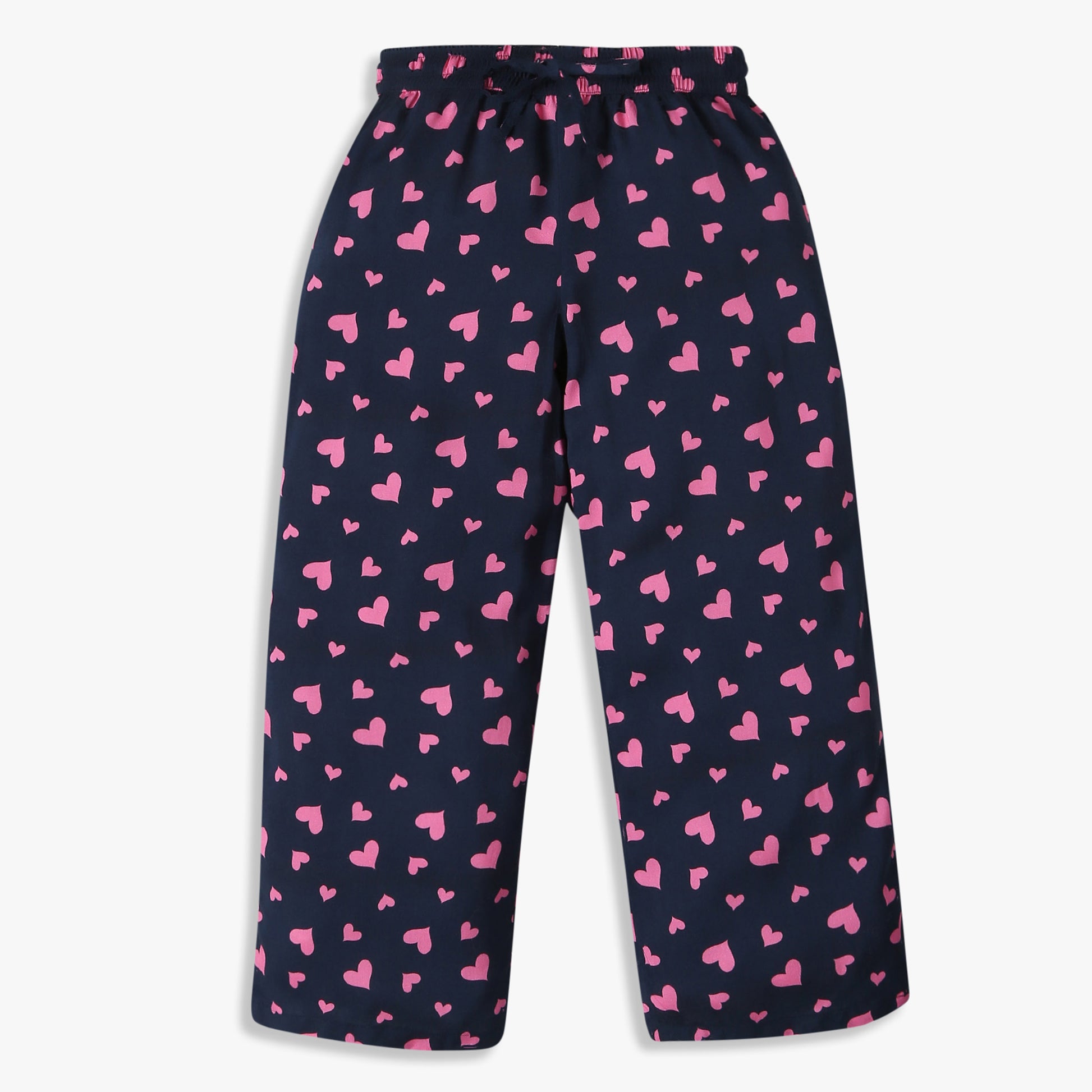 Girls Relaxed Fit Printed Lapel Collar Shirt with Shorts Sleepwear Set