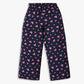 Girls Relaxed Fit Printed Lapel Collar Shirt with Shorts Sleepwear Set