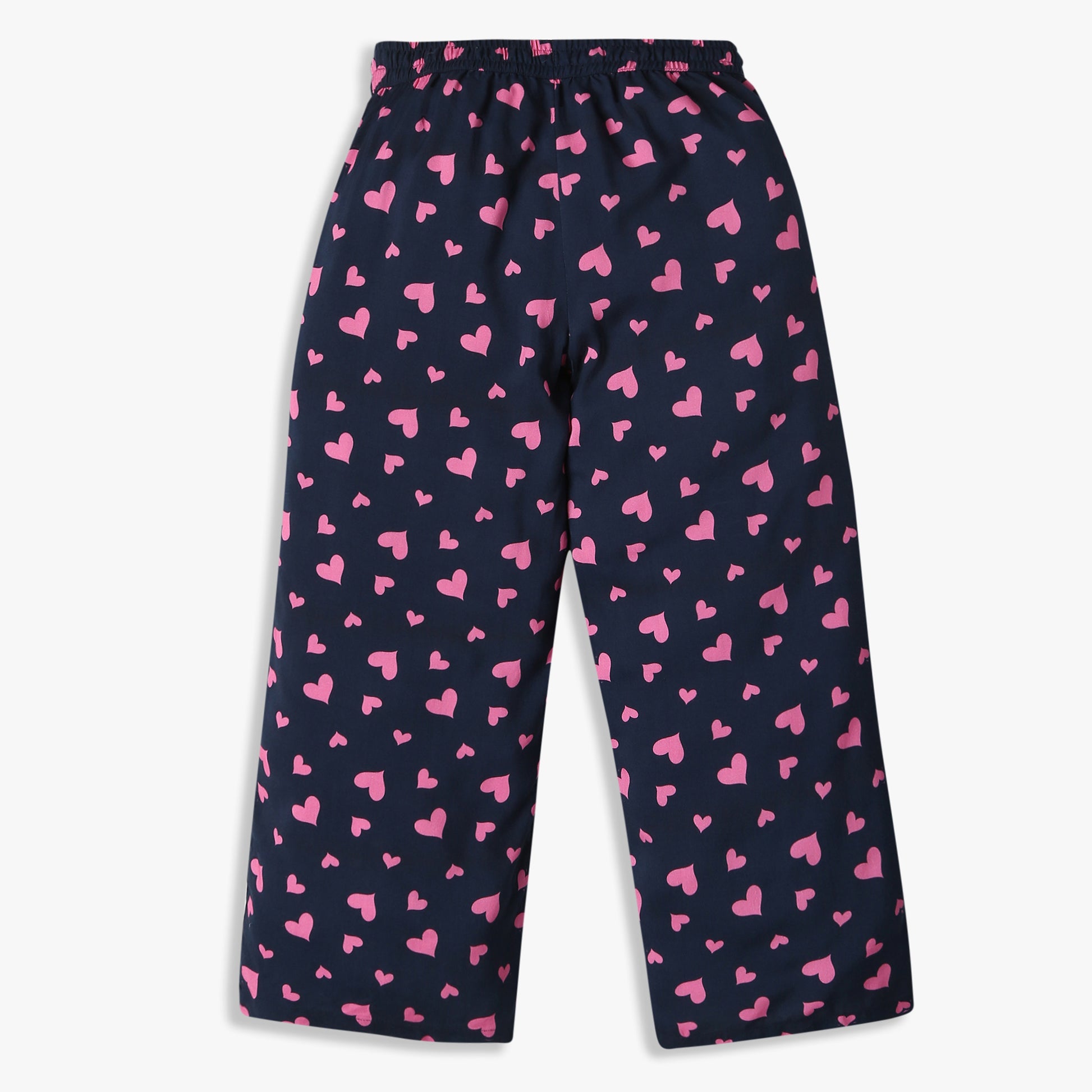 Girls Relaxed Fit Printed Lapel Collar Shirt with Shorts Sleepwear Set