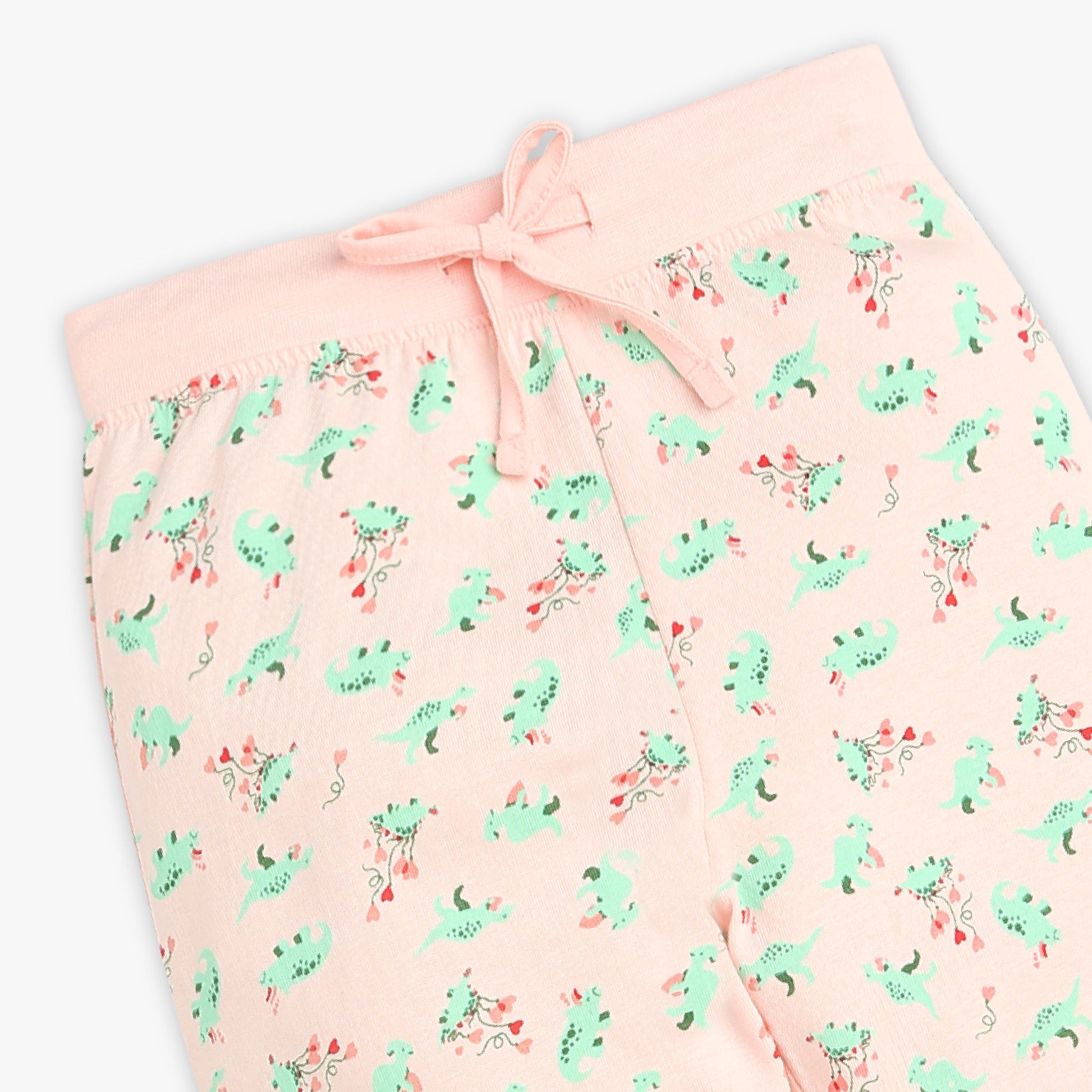 Girls Crew Neck Cap Sleeve Printed Must Have Snooze Cordinate Set | Refreshing Graphic Tshirt With Matching Pattern Printed Trackpant | Comfortable Body For Ease | Breathable And Absorbent 100% Cotton Single Jersey Fabric.