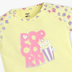 Buy Girls Regular Fit Printed Full Sleeve T-Shirt With Trackpant Sleepwear Set  - Style Union