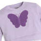Girls Regular Fit Embellished Sweat Tees