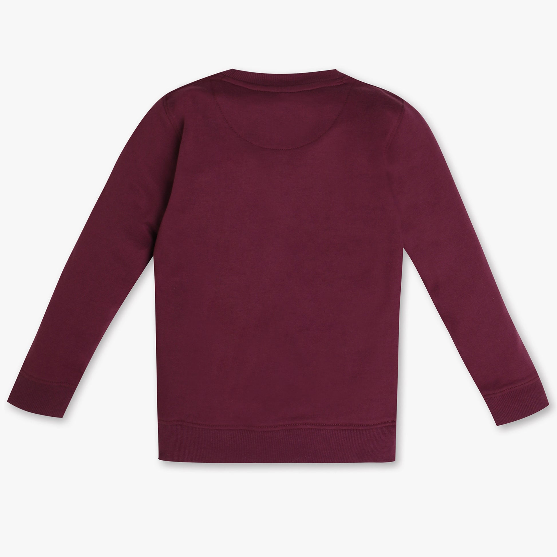 Girls Solid Slogan Sweat Tees