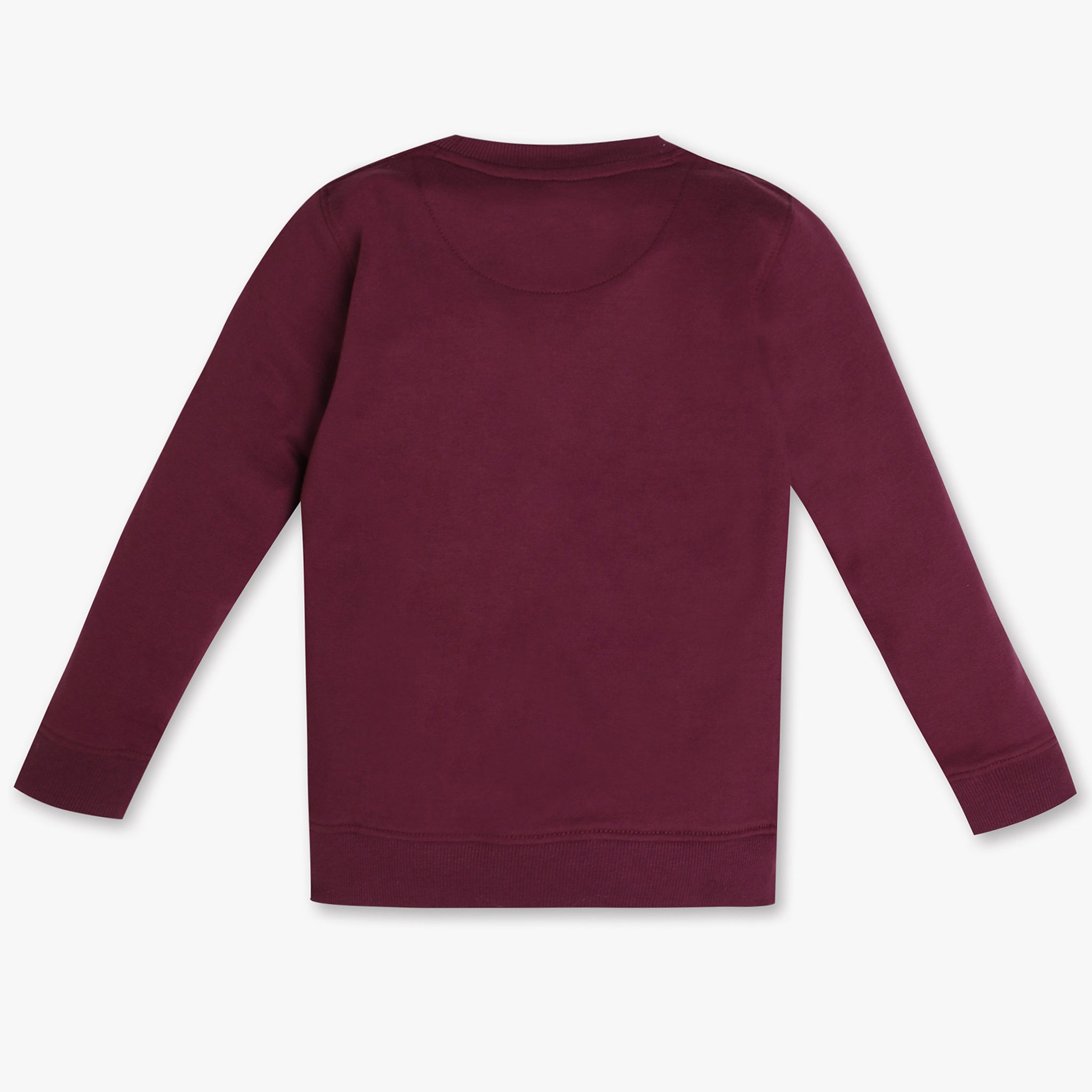 Girls Solid Slogan Sweat Tees