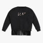 Buy Girls Boxy Fit Embellished Full Sleeve Sweat Tee  - Style Union