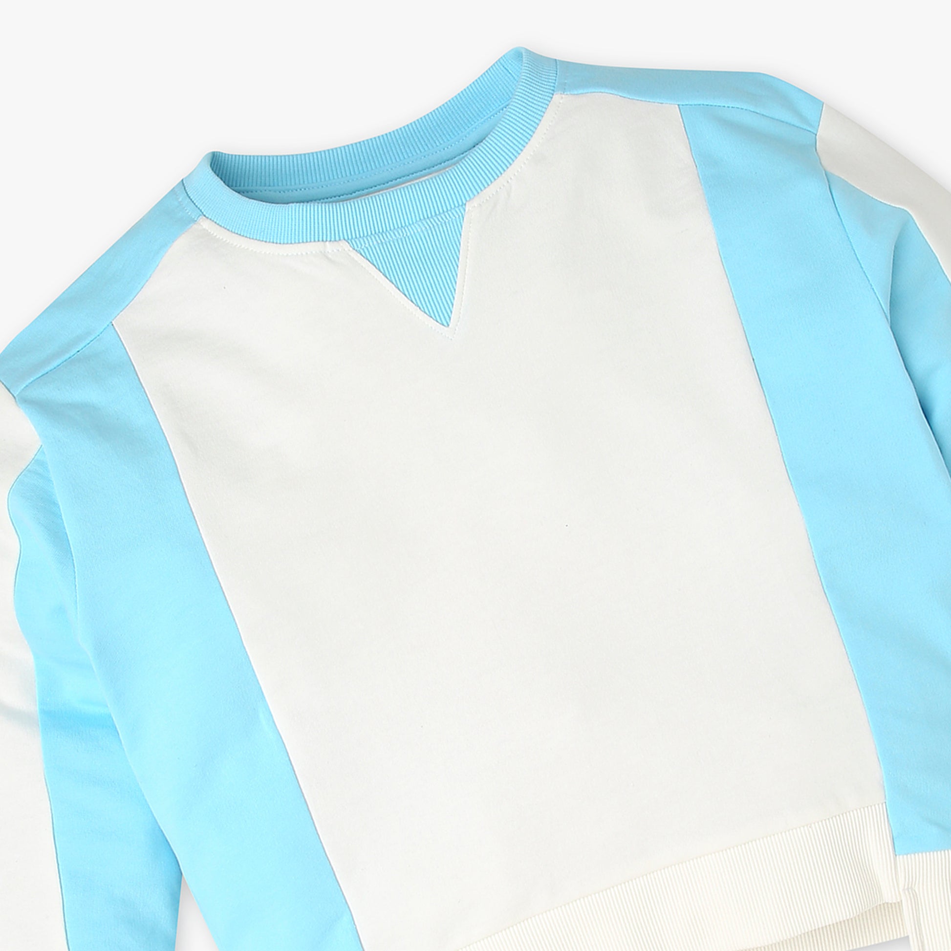 Girls Cotton Solid Sweat Tee