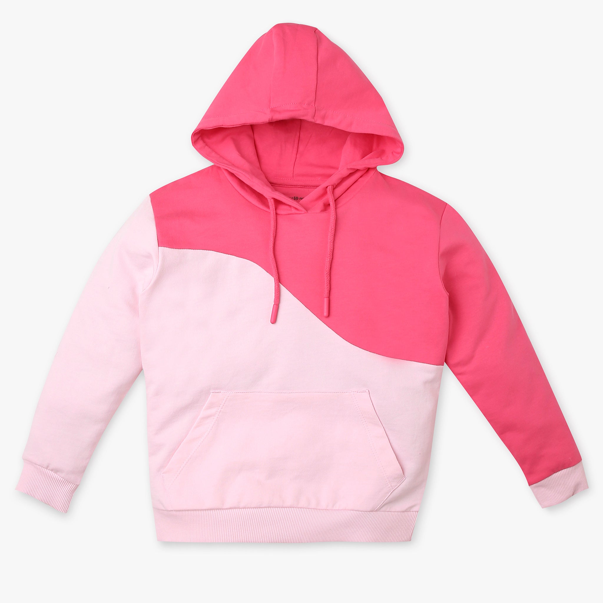 Girls Cotton Solid Sweat Tee