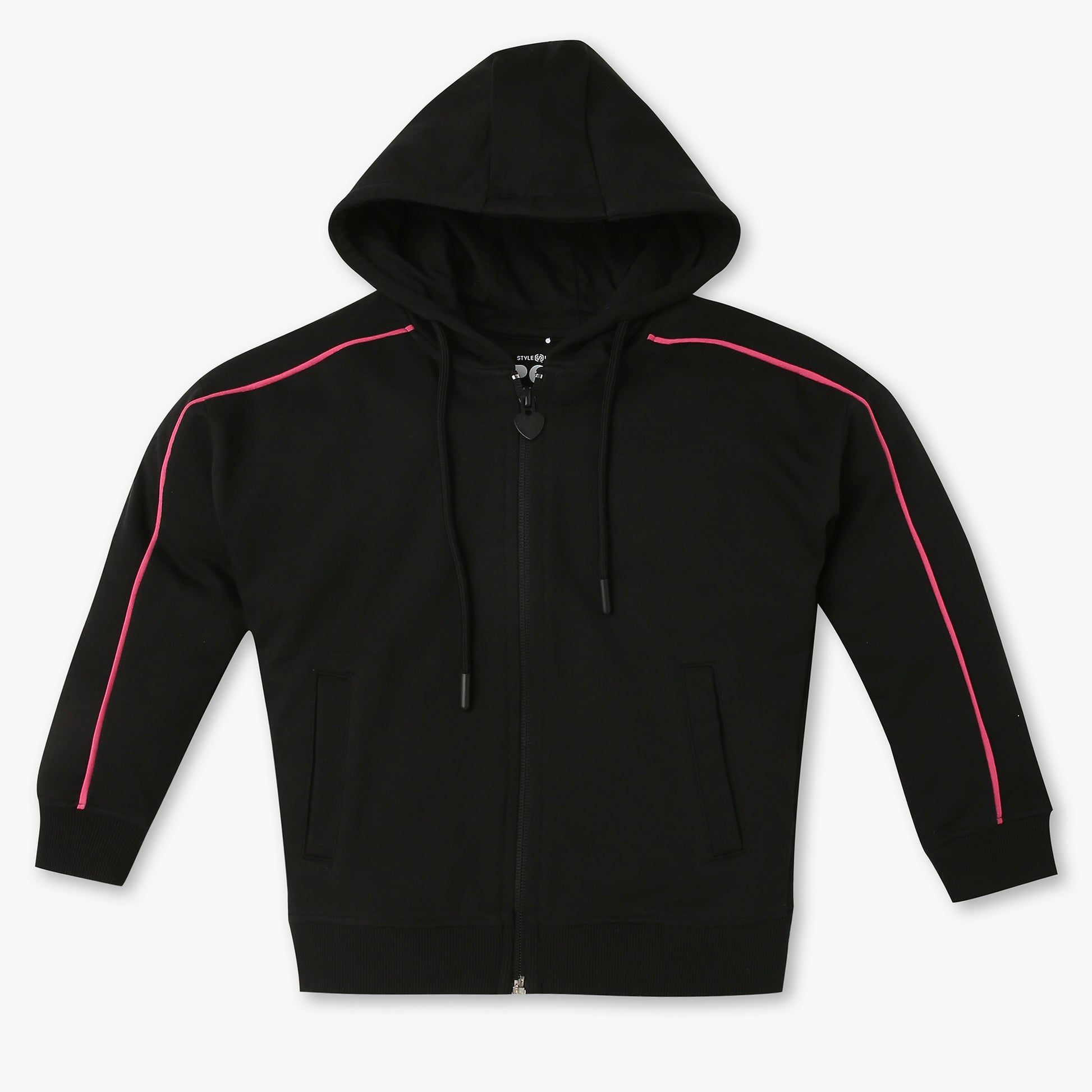 Girls Solid Sweat Tee