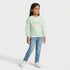 Girls Cotton Embellished Sweat Tee