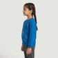 Girls Cotton Embellished Crew Neck Sweat Tee