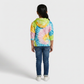Girls Cotton Tie - Dye Sweat Tee