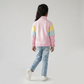 Girls Cotton High Neck Sweat Tee