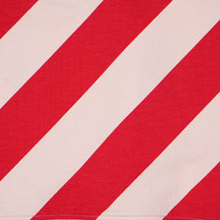 Girls Cotton Striped Crew Neck Sweat Tee