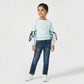 Girls Cotton Embellished Sweat Tee