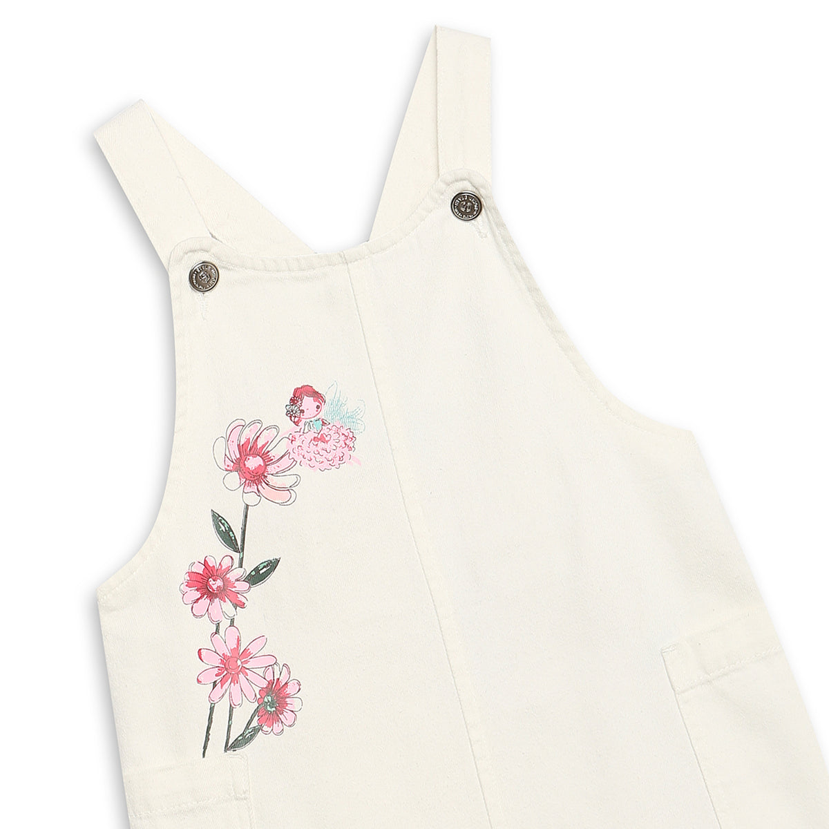 Girls Printed Pinafore Dress