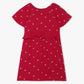 Girls Regular Fit Embroidered Round Neck Dress