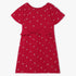 Girls Regular Fit Embroidered Round Neck Dress