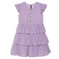 Girls Regular Fit Solid Round Neck Dress