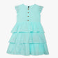 Girls Regular Fit Solid Round Neck Dress
