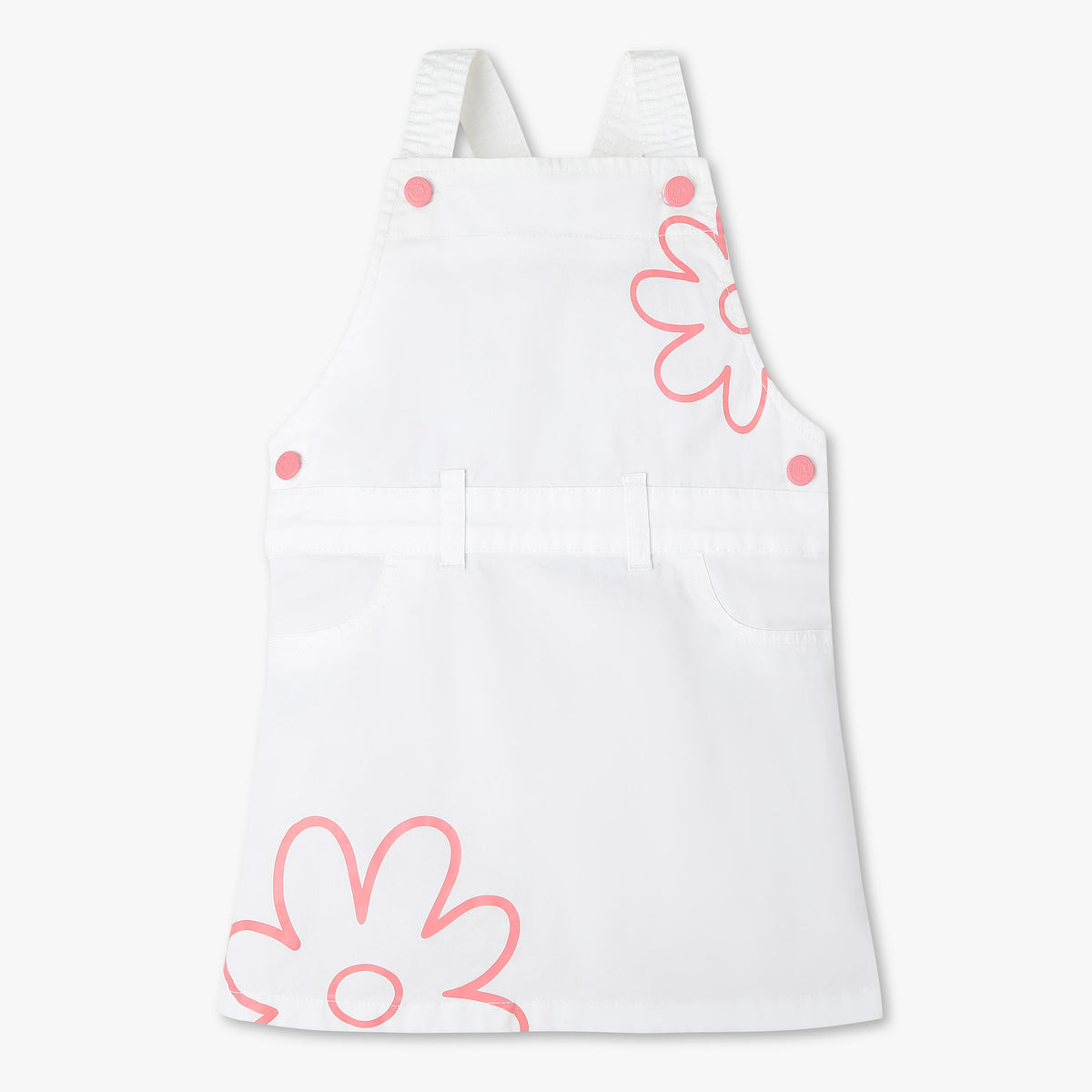 Girls Pinafore Woven Dress