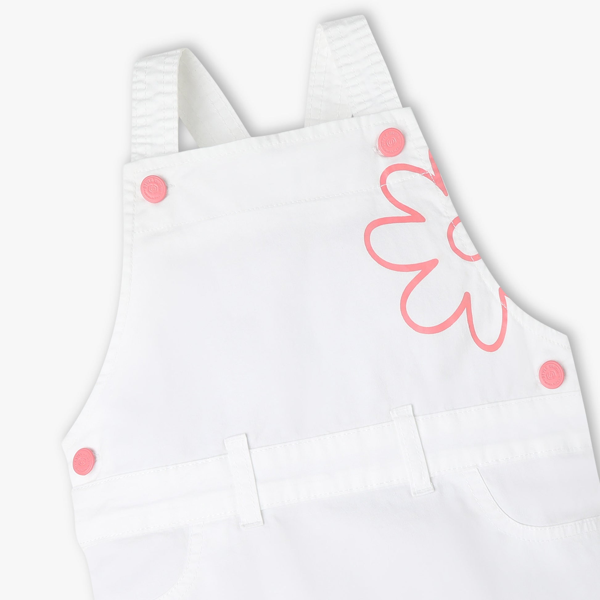 Girls Pinafore Woven Dress