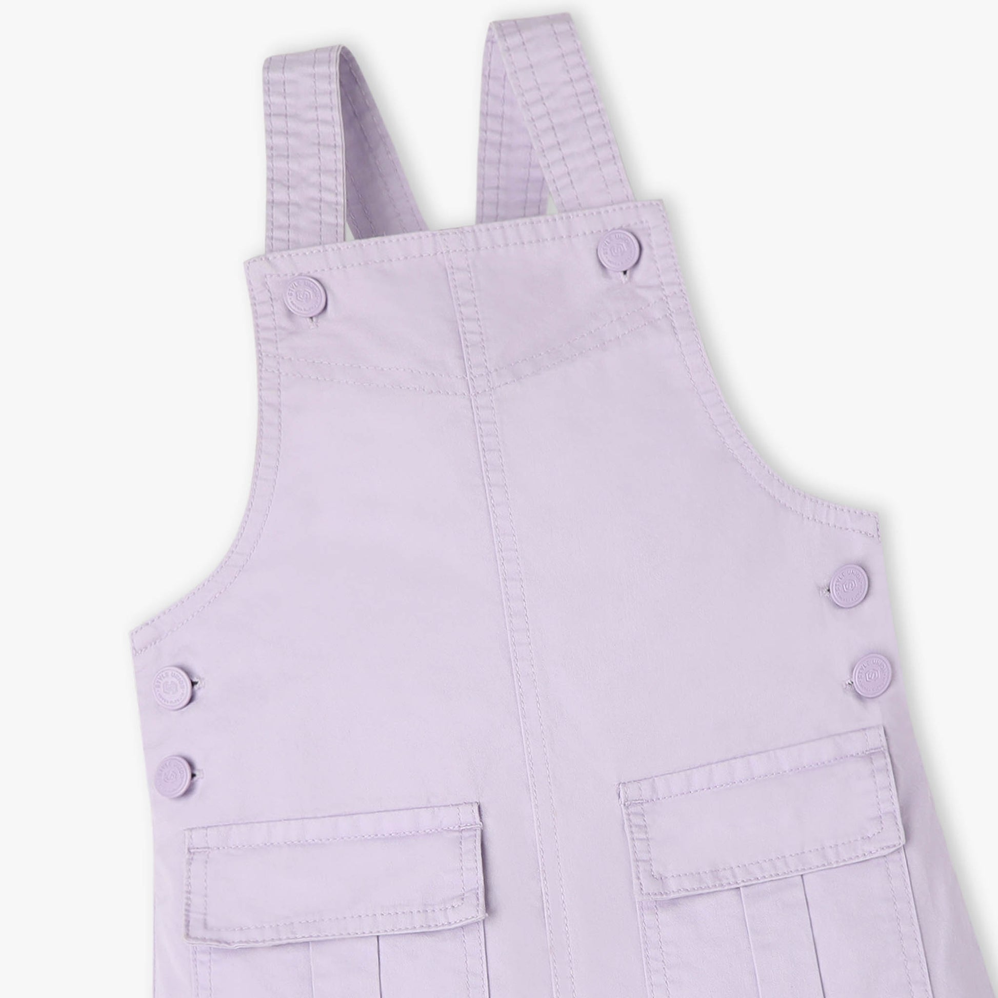 Girls Pinafore Woven Dress