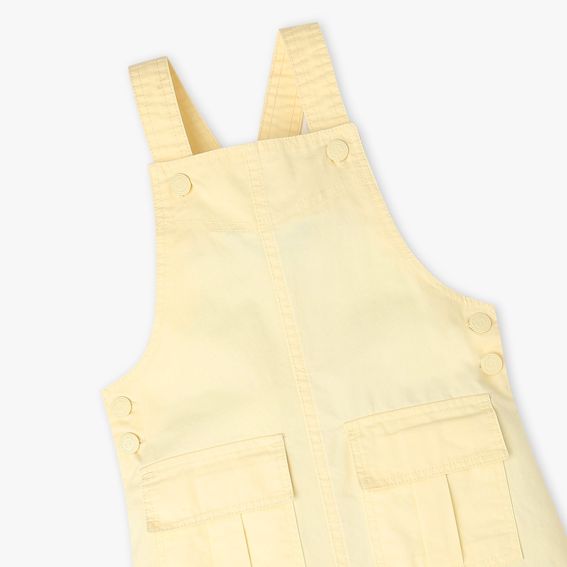 Girls Pinafore Woven Dress