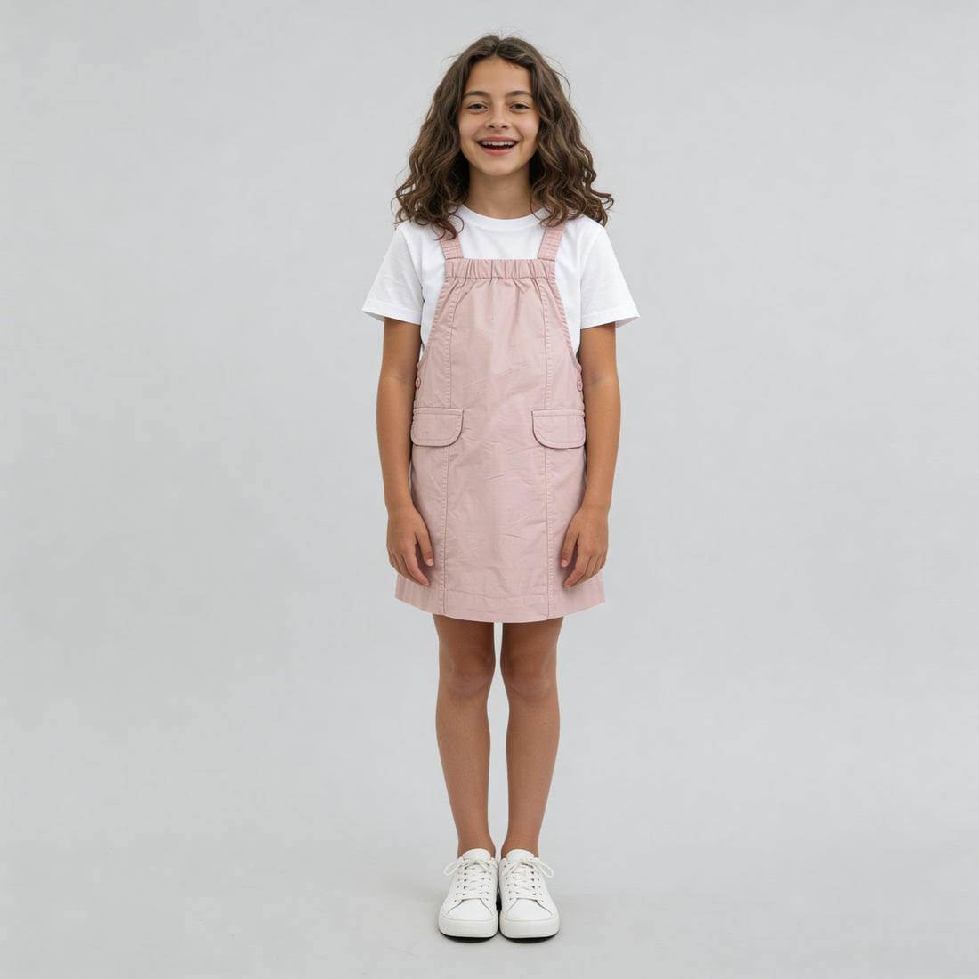 Girls Solid Dress