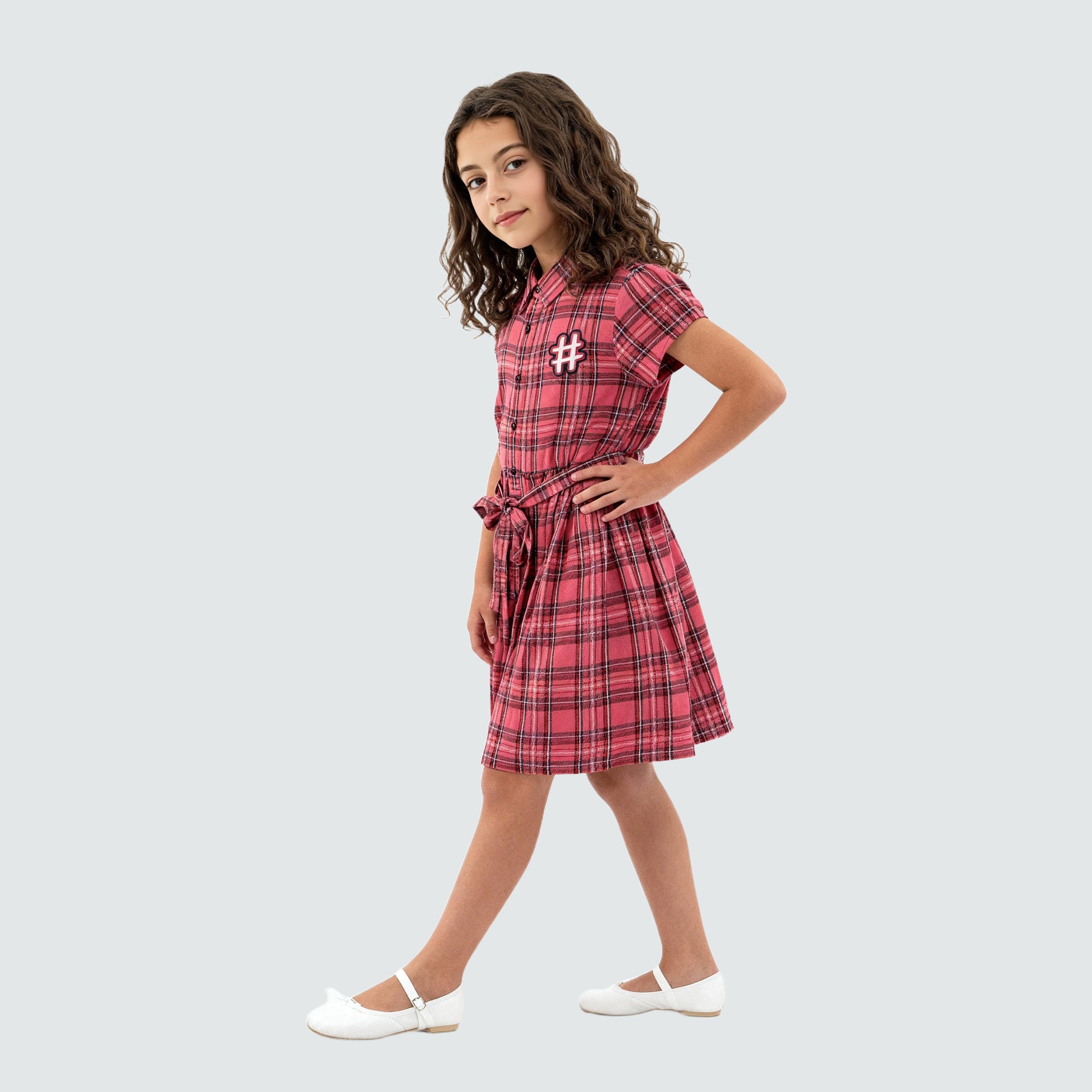 Girls Checkered Frock