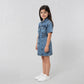 Girls Heavily Washed Denim Dress