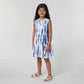 Girls Cotton Woven Tie - Dye Frock