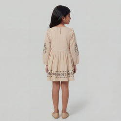 Cotton Printed Full Sleeve Frock