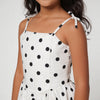 Girls Baloon Skirt Polka Dress