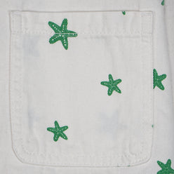 Girls Cotton Embellished Pinafore Dress