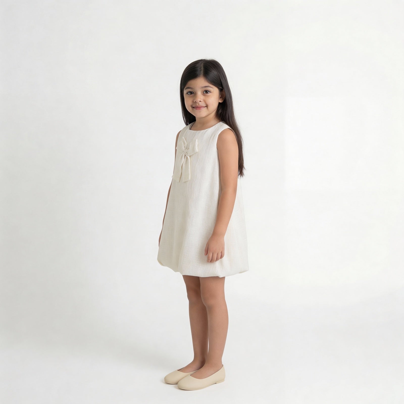 Girls Printed Woven Sleeveless Frock