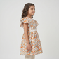 Girls Cotton Floral Print Dress