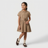 Girls Cotton Solid Dress