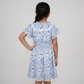 Girls Cotton Floral Printed Dress