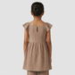 Girls Cotton Solid Dress