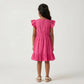 Girls Cotton Embroidered Dress