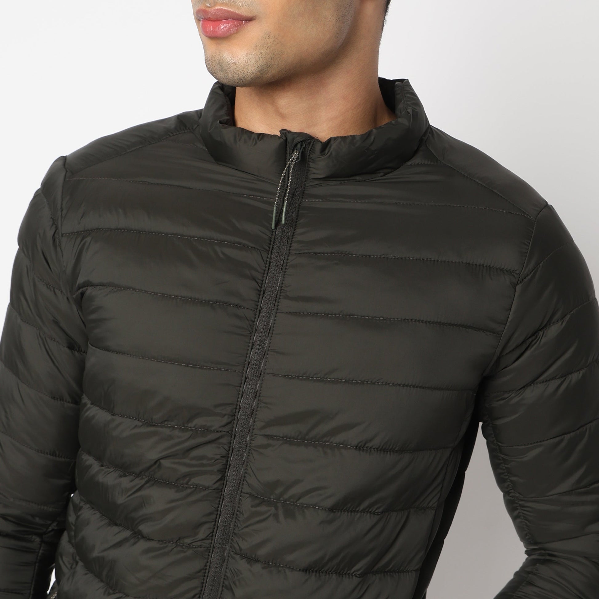 High Neck Ultrapuff Bomber Jacket