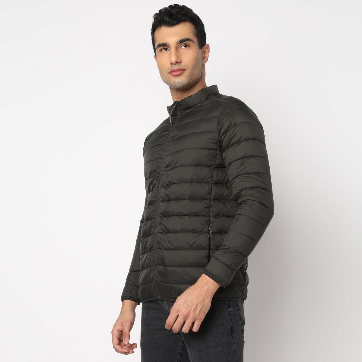 High Neck Ultrapuff Bomber Jacket