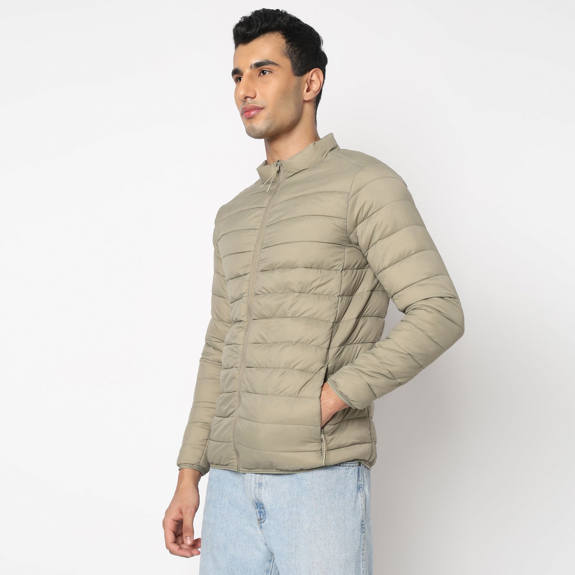 High Neck Ultrapuff Bomber Jacket