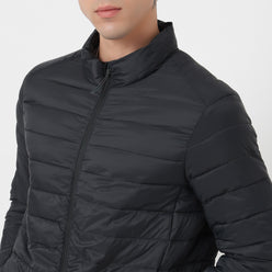 Heat-X Ultrapuff Bomber Jacket with Zippered Hand Pockets