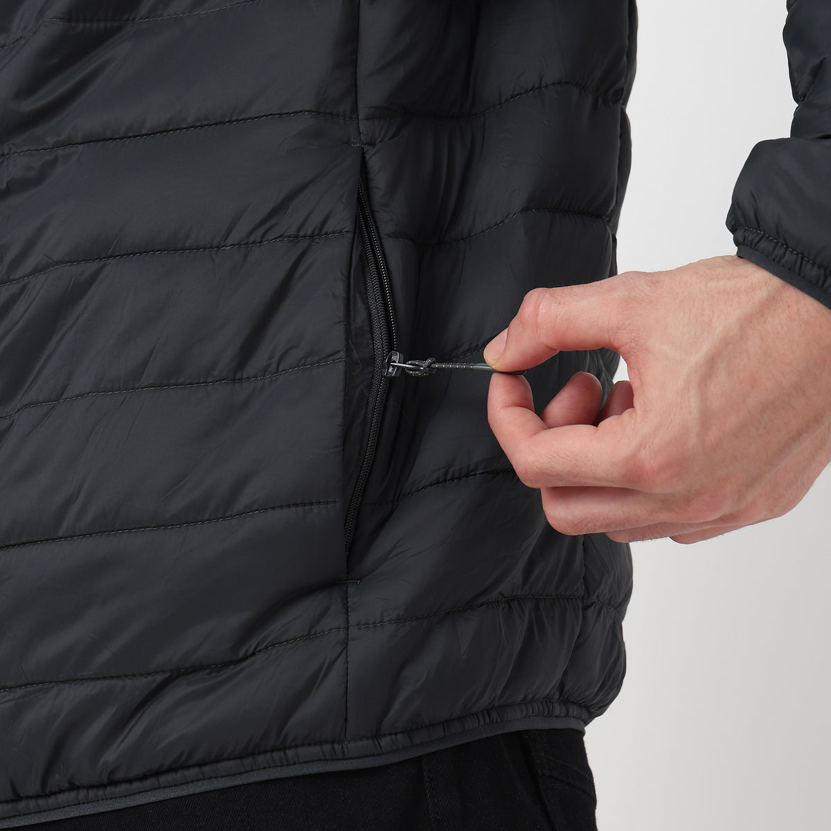 Heat-X Ultrapuff Bomber Jacket with Zippered Hand Pockets