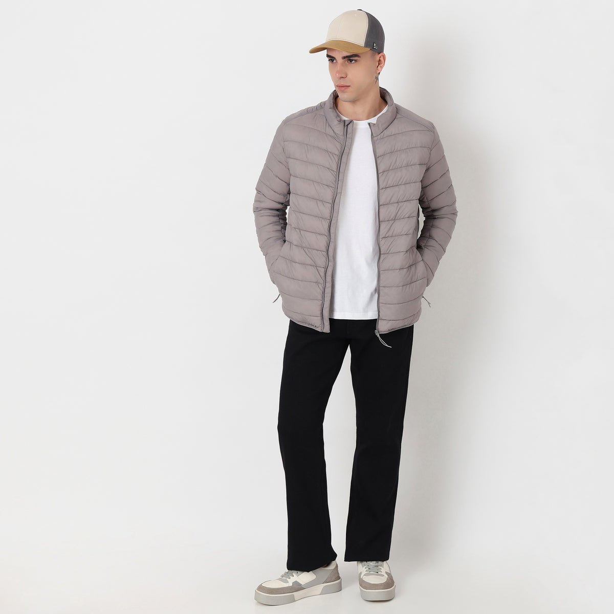 Heat-X Ultrapuff Bomber Jacket with Zippered Hand Pockets