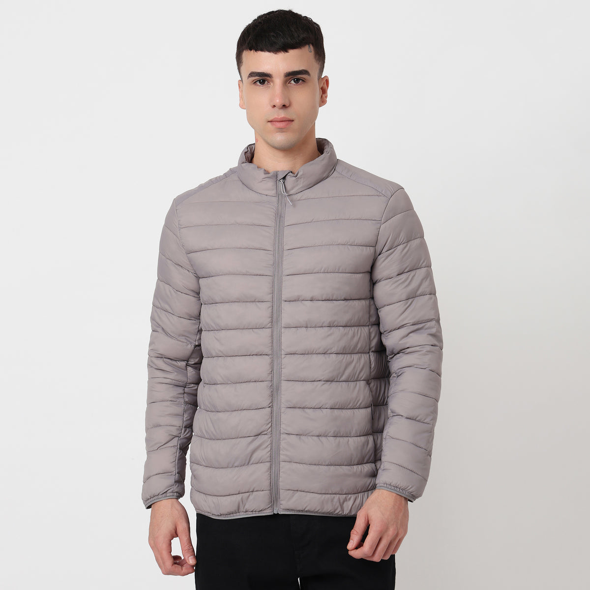 Heat-X Ultrapuff Bomber Jacket with Zippered Hand Pockets